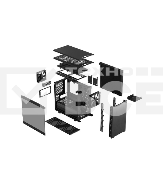 Компьютерный корпус Fractal Design Define 7 Nano черный TG Light Tint FD-C-DEF7N-02