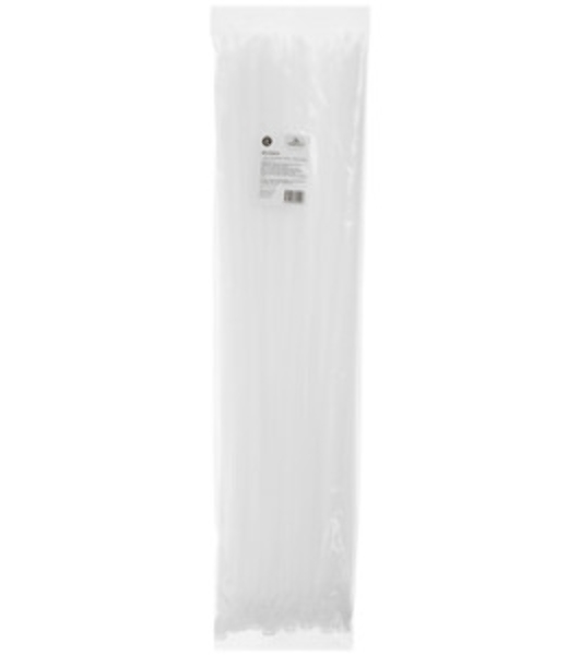 Стяжки Cablexpert NYT-550x7.6 пластиковые 550 мм х 7,6 мм, белые (100 шт.)
