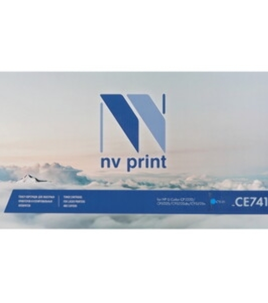 Картридж лазерный NVPrint совместимый HP CE741A Cyan для LJ Color CP5220 (7300k)