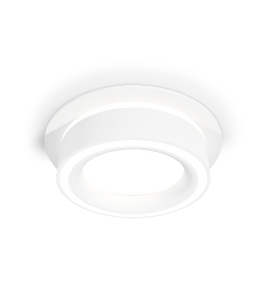 Комплект встраиваемого светильника Ambrella light XC8050018 SWH/FR белый песок/белый матовый GX53 (C8050, N8433)