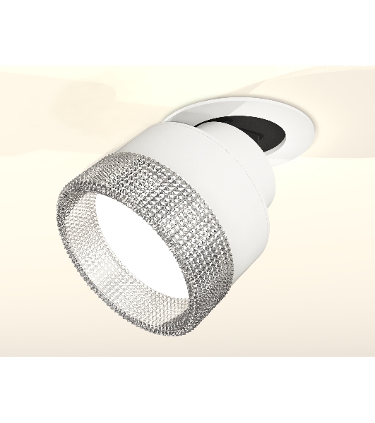 Светильник Ambrella Light XM8101540 SWH/CL белый песок/прозрачный GX53 (A2241, A2105, C8101, N8480)