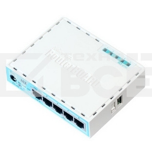 Роутер MikroTik RB750Gr3 hEX (RouterOS L4) with power supply and case 5 port 10/100/1000 гигабитный высокопроизводительный Ethernet