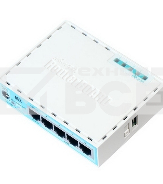 Роутер MikroTik RB750Gr3 hEX (RouterOS L4) with power supply and case 5 port 10/100/1000 гигабитный высокопроизводительный Ethernet