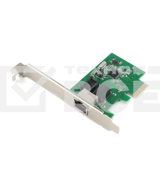 Сетевой адаптер Ethernet Gembird NIC-GX1 1000/100/10, PCI-express, чипсет RTL8111C
