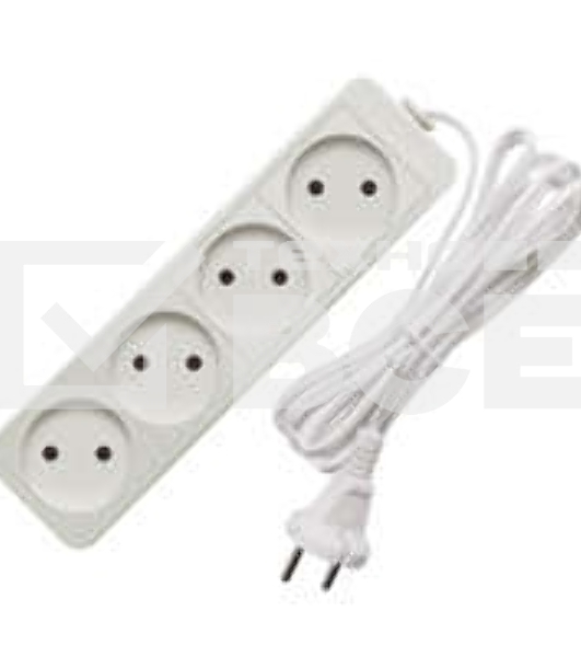 Удлинитель 4х3м без заземл. 6А IP20 ШВВП 1.3кВт Союз 481S-0403