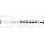 Коммутатор Smart Managed Switch 24x100Base-TX PoE, 2xCombo 1000Base-T/SFP, PoE Budget 280W, 19