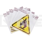 Наклейка знак пожарной безопасности 'Пожароопасно' с хедером; 150х150х150 мм REXANT, фото2