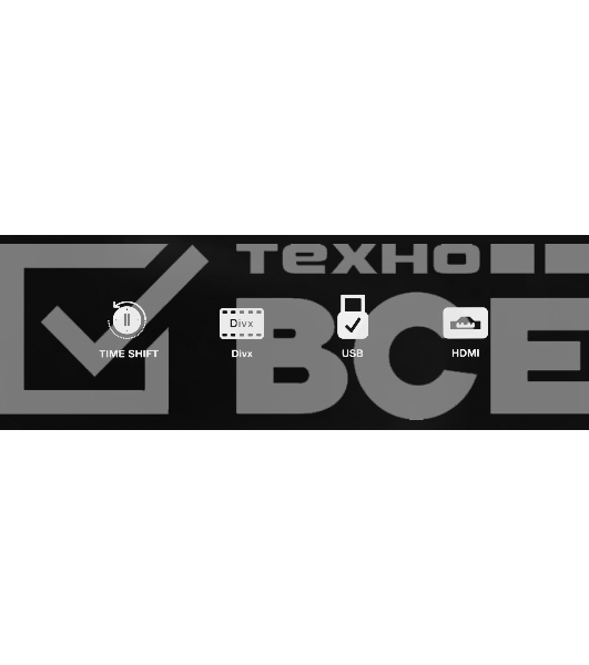 Цифровой TV ресивер HYUNDAI H-DVB240 черный