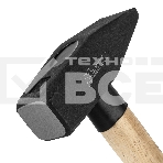 Молоток слесарный Matrix, 1500 г, квадратный боек, деревянная рукоятка, фото2