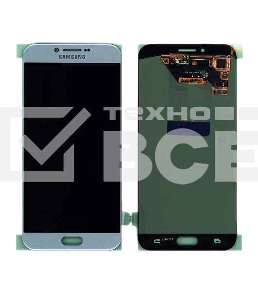 Дисплей для Samsung Galaxy A8 (2016) SM-A810F голубой