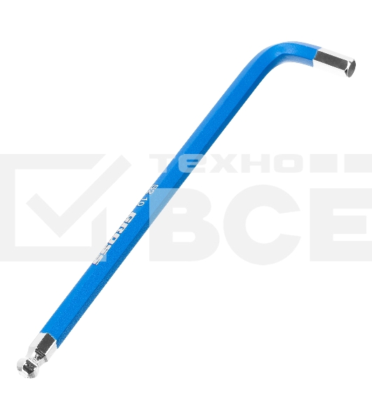 Набор ключей Gross 16400 имбусовых hex 1.5–10мм s2 9шт магнит экстра-длин. с шаром хром/краска