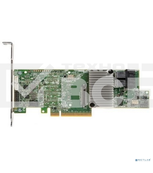 Контроллер LSI MegaRAID SAS 9361-8i(2G) SGL (LSI00462 / 05-25420-17) PCIe 3.0 x8 LP, SAS/SATA 12G, RAID 0,1,5,6,10,50,60, 8port (2*int SFF8643), Cache 2GB, 3108ROC, RTL {5}, (003563) (только для сборочных производств) (LSI00462 / 03-25420-08C) (003075)