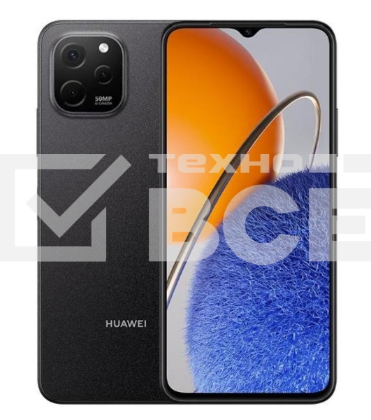 Смартфон Huawei Nova Y61, 4/128Gb, черный