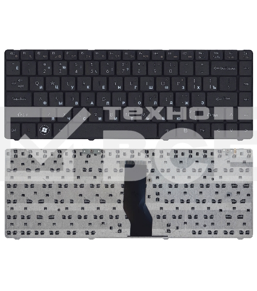 Клавиатура для ноутбука DNS 0135740, 0199722 черная