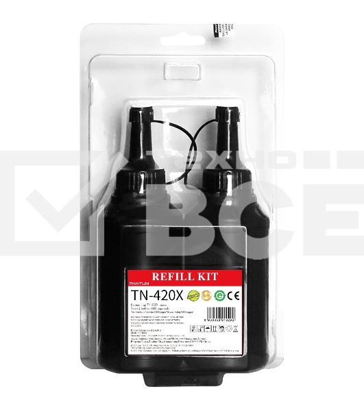 Заправочный комплект Pantum TN-420HP для P3010/P3300/M6700/M6800/M7100/M7200 (комплект на 3000к.+ чип)