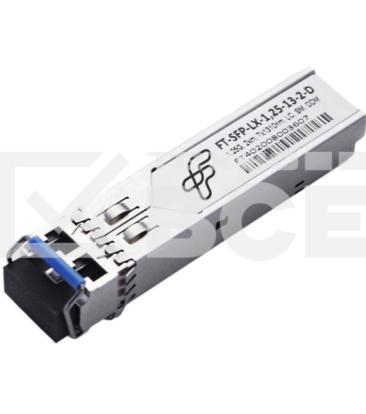 Трансивер FT-SFP-LX-1,25-13-20-D 1G, SFP, LC SMF 20km LX, 1310nm laser, Fibertrade