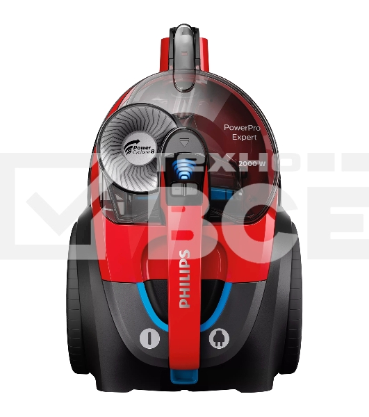 Пылесос Philips FC9728/01 красный/чёрный, 420/2000 Вт, уборка сухая, пылесборник контейнер, 2 л