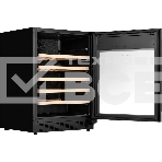 Винный шкаф KUPPERSBERG RBW 85, встраиваемый, High-Tech, объем 135 л, вместимость 54 бутылки, диапазон температуры 5-20 градусов, механическое открытие двери, 5 полок из бука, LCD дисплей, уровень шума 40 дБ, черный, фото6