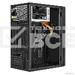 Компьютерный корпус Minitower ExeGate BAA-303U-UNS350 (mATX, БП UNS350 с вент. 12см, 2хUSB+1хUSB 3.0, HD Audio, черный), фото3