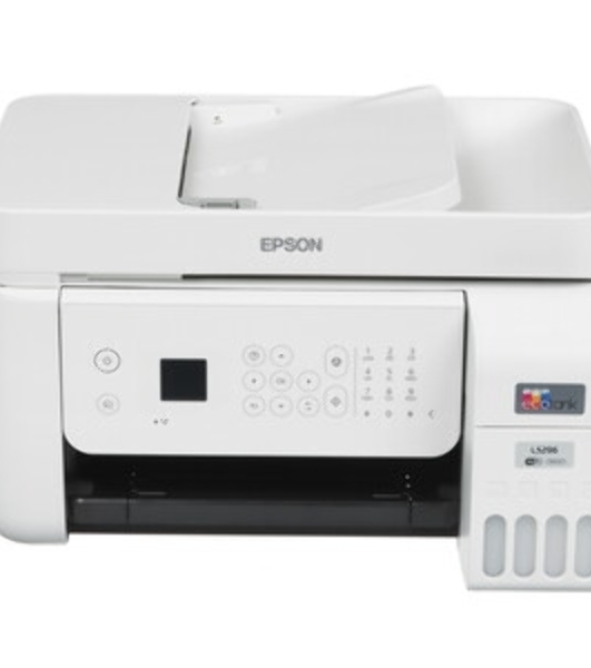 МФУ струйное Epson EcoTank L5296 (C11CJ65411) белый, A4, ч/б печ. 33стр/мин., цв. печ. 15стр/мин., 5760x1440 DPI, 2400х1200 DPI, USB, Ethernet, Wi-Fi