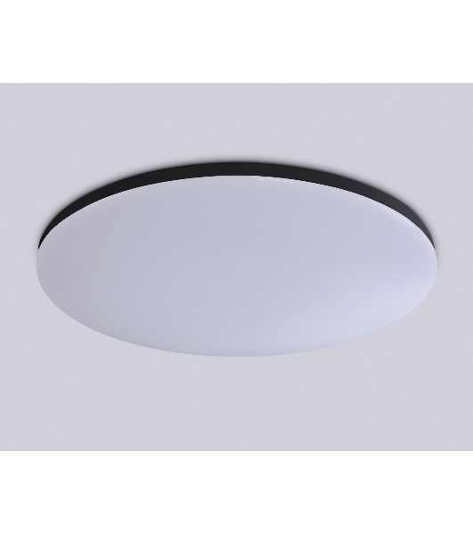 Умный светодиодный светильник FZ2005 BK черный IP54 25W 3000K-6500K+RGB Wi-Fi Алиса/Tuya/Smart Home/Alexa D370*55 (ПДУ ИК)