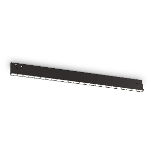 Трековый светильник GL2340 BK черный IP20 20W 3CCT 3000-6400K 48V 400*10*37