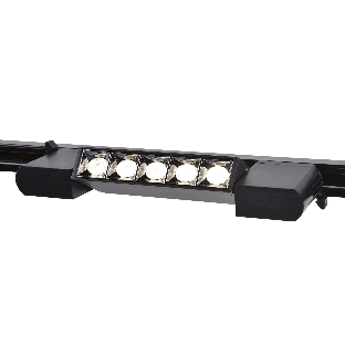 Трековый однофазный светодиодный светильник Ambrella light GL6688 BK черный LED 6W 4200K 24°