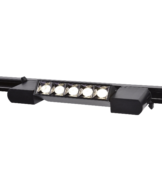 Трековый однофазный светодиодный светильник Ambrella light GL6688 BK черный LED 6W 4200K 24°