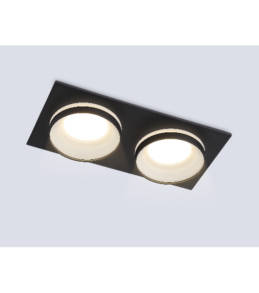 Светильник Ambrella light TN30712/2 BK черный GU5.3/2 182*92*36