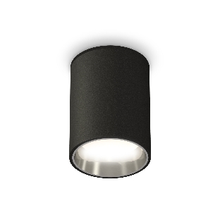 Светильник Ambrella Light XS6313022 SBK/PSL черный песок/серебро полированное MR16 GU5.3 (C6313, N6112)