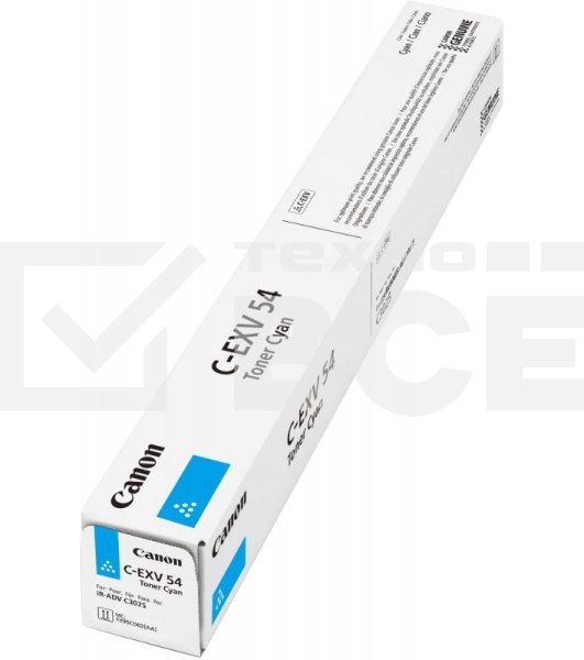 Картридж лазерный Canon C-EXV54C (1395C002) голубой (8 500) для Canon imageRUNNER C3226i/C3025i/C3025/C3125