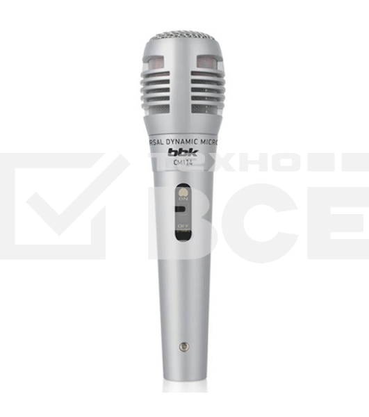 Микрофон BBK CM-114 серебро