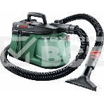 Строительный пылесос Bosch EasyVac3 зеленый, 170/700 Вт, уборка сухая, пылесборник контейнер, 2 л, фото 1
