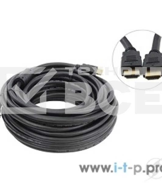 Кабель Telecom HDMI 19M/M 1.4V+3D , 15м 2 фильтра