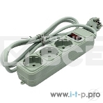 Сетевой фильтр ExeGate EX221177RUS SP-3-1.8G (3 розетки, 1.8м, евровилка, серый), фото2