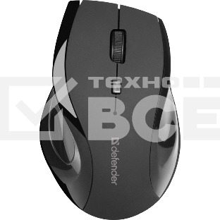 Мышь беспроводная Defender Accura MM-295 черный, 1600 dpi, радиоканал, USB, кнопки - 6