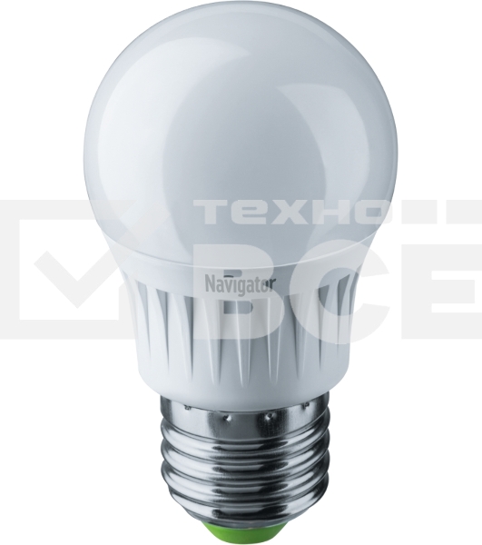 Лампа светодиодная Navigator NLL-G45-7-230-4K-E27 7Вт шар 4000К белый E27 560лм 176-264В
