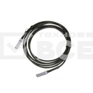 Кабель медный пассивный, QSFP+ Mellanox® Passive Copper cable, IB EDR, up to 100Gb/s, QSFP28, 1.5m, Black, 30AWG