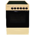 Плита электрическая Лысьва EF4002MK00 кремовый стеклокерамика (без крышки), фото 1