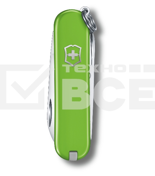 Нож перочинный Victorinox Classic Smashed Avocado (0.6223.43G) 58мм 7функц. карт.коробка