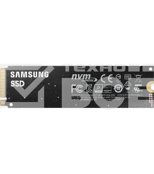 Накопитель SSD Samsung 980, 250GB, PCIe 3.0 x4, M.2 2280, NVMe, R/W 2900/1300