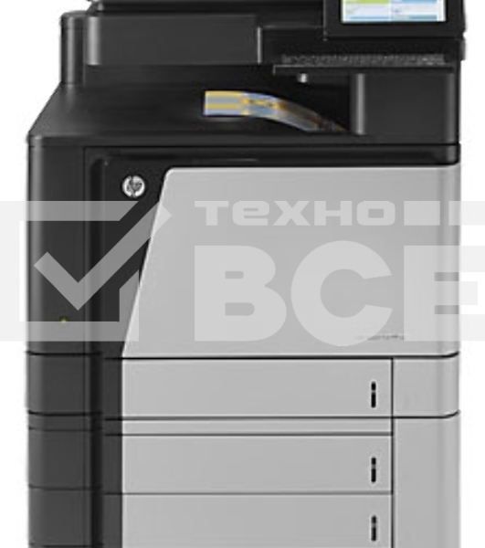 МФУ лазерный HP Color LaserJet Enterprise Flow M880z+ (A2W76A), A3, цветной, печ. до 46 стр/мин., скан. до 70 стр/мин. (ч/б) 68 стр/мин. (цвет), 1200 x 1200 dpi (печать) 600x600dpi (скан.), USB, RJ-45, Air Print