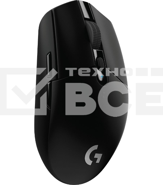 Мышь беспроводная Logitech G305 Lightspeed черный, 12000 dpi, радиоканал, USB, кнопки - 6