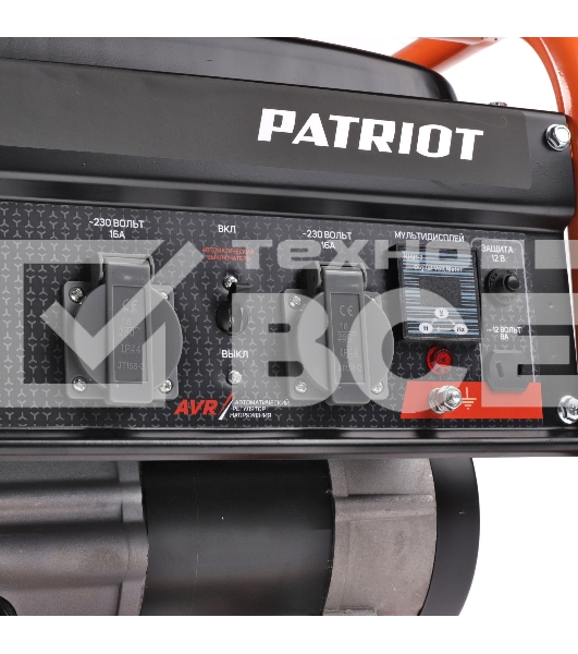 Электрогенератор бензиновый Patriot GRS 3500, 2.8 кВт, 75 дБ, 38.8 кг