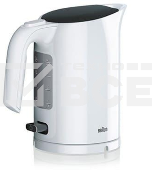 Чайник электрический Braun WK3100WH  1.7л. 2200Вт белый (корпус: пластик)