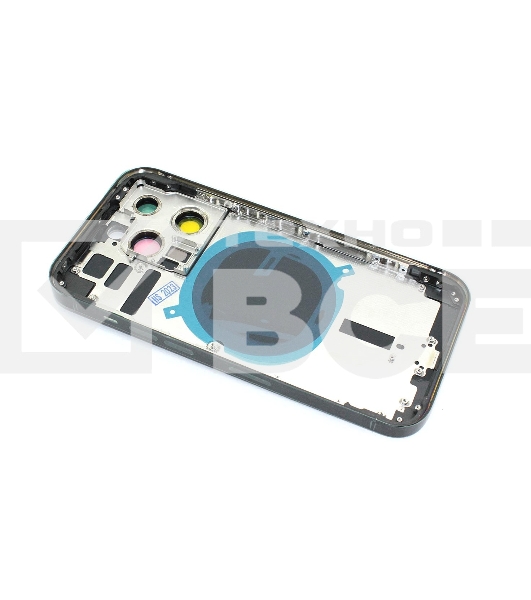 Задняя крышка (корпус) в сборе с рамкой для Apple iPhone 14 Pro черный