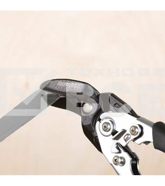 Ножницы по металлу GROSS 78351 усиленные 255мм прямой и правый резсталь-СrMo двухкомп.рукоятки