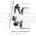 Петли для ноутбука Lenovo IdeaPad G560, G560A, G560E, G560G, G560L, Z560, Z565, G565, фото 1