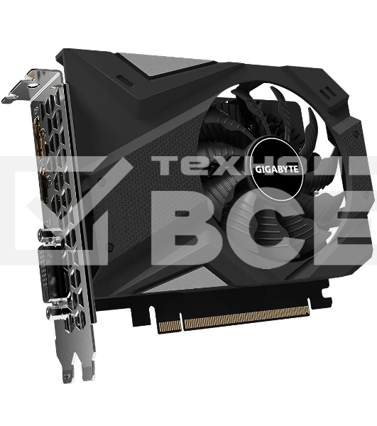 Видеокарта Gigabyte GV-N1656OC-4GD 2.0 PCI-E nVidia GeForce GTX 1650 4gb OC (128bit/GDDR6/DVI/HDMI/DP/RTL)