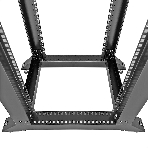 Стойка ExeGate EOR2-42U.1000.BLACK (открытая телекоммуникационная 19', 42U, двухрамная, усиленная, с роликовыми опорами, раздвижная, В2055хШ600х Г(550-790) мм, цвет черный RAL 9004), фото4